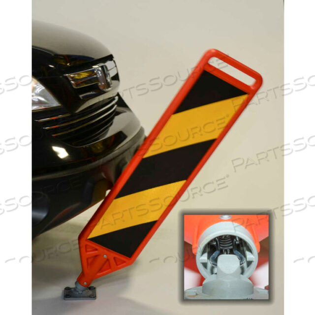 DELINEATOR PADDLE ASPHALT W/METAL SPRING, 41H X 9W DIA