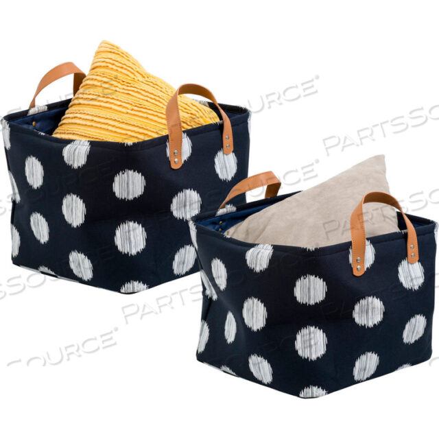 OEM#: STO-078732-PACK CANVAS TOTES - NAVY by Honey-Can-Do