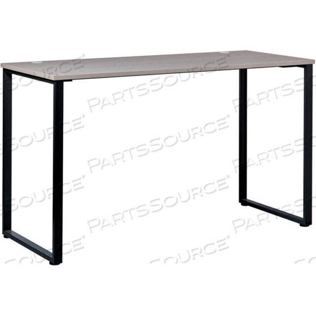 OEM#: 695593INTERION OPEN PLAN STANDING HEIGHT DESK - 60W X 24D X 40H - GRAY TOP WITH BLACK LEGS by Hirsh