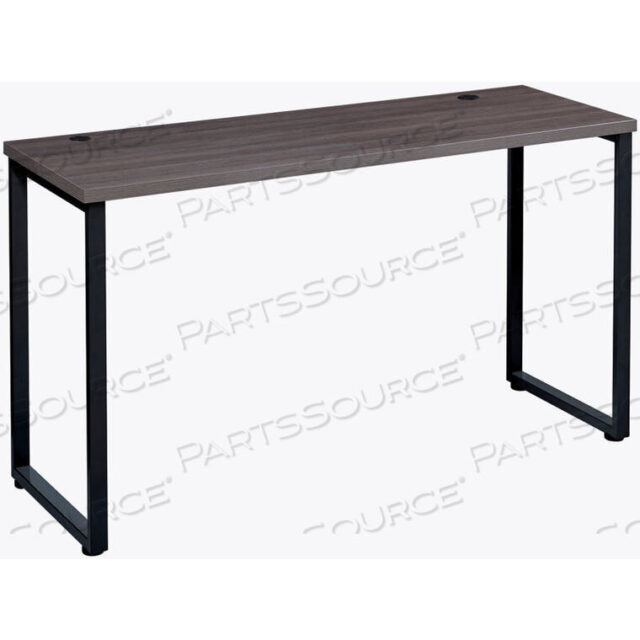 OEM#: 695597INTERION OPEN PLAN STANDING HEIGHT DESK - 72W X 24D X 40H - CHARCOAL TOP WITH BLACK LEGS by Hirsh