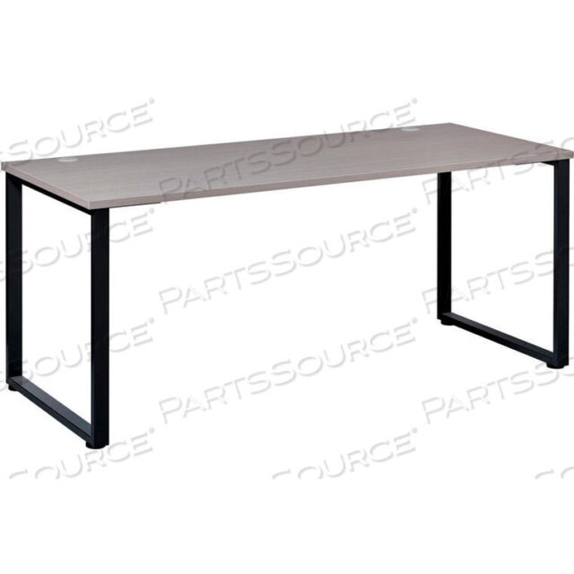 OEM#: 695598INTERION OPEN PLAN OFFICE DESK - 60W X 30D X 29H - GRAY TOP WITH BLACK LEGS by Hirsh