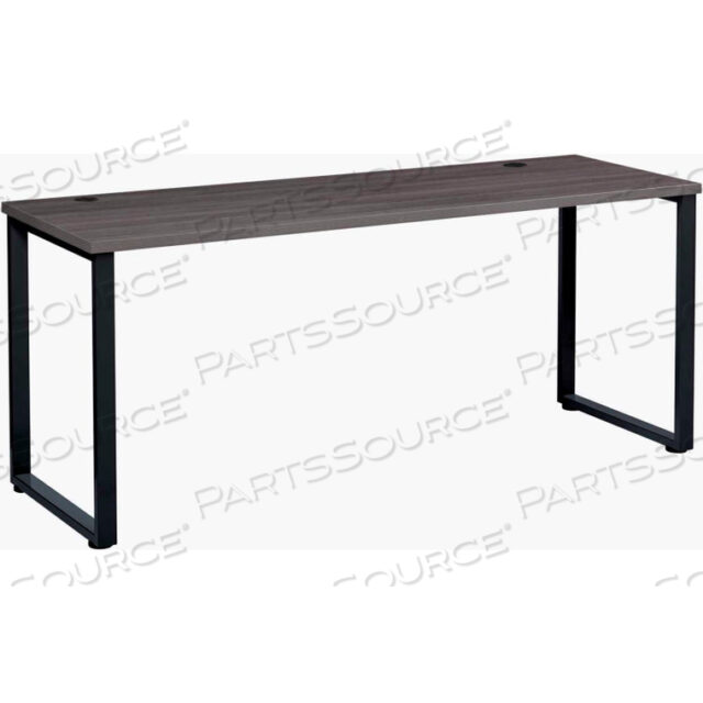 OEM#: 695600INTERION OPEN PLAN OFFICE DESK - 60W X 30D X 29H - CHARCOAL TOP WITH BLACK LEGS by Hirsh