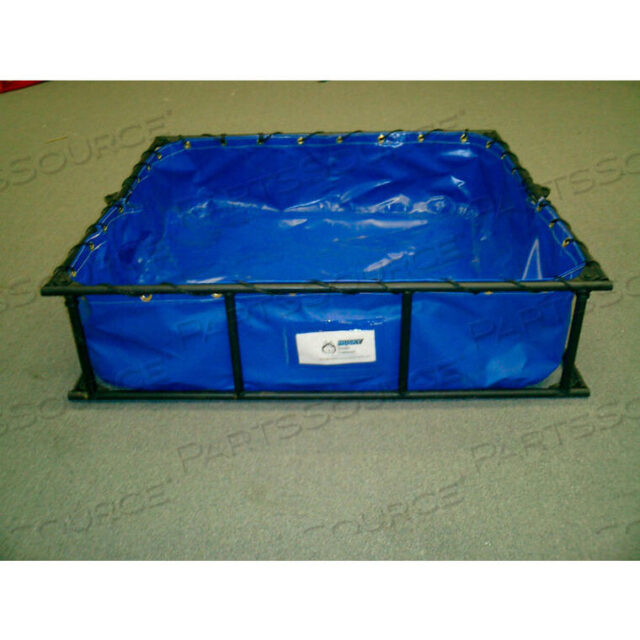 OEM#: STFDP-55-ORGSTEEL FRAME PVC DECONTAMINATION POOL STFDP-55 - 22 OZ. THICKNESS 60X55X12 - 180 GAL. ORANGE by Husky Portable Containment