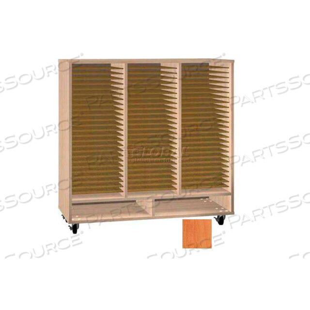 OEM#: FS-75-OCFS SERIES - 75 OPEN FOLIO MUSIC STORAGE CABINET - OILED CHERRY by Ironwood Manufacturing Inc