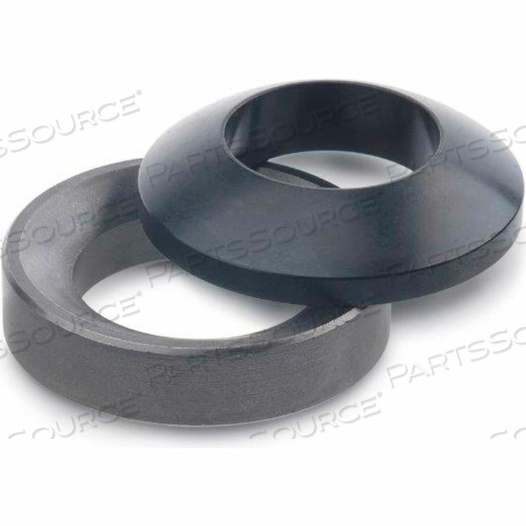 DIN 6319 SPHERICAL WASHERS, STEEL, SEAT TYPE, BLACKENED, M42, 11/16T, 1-11/16 I.D