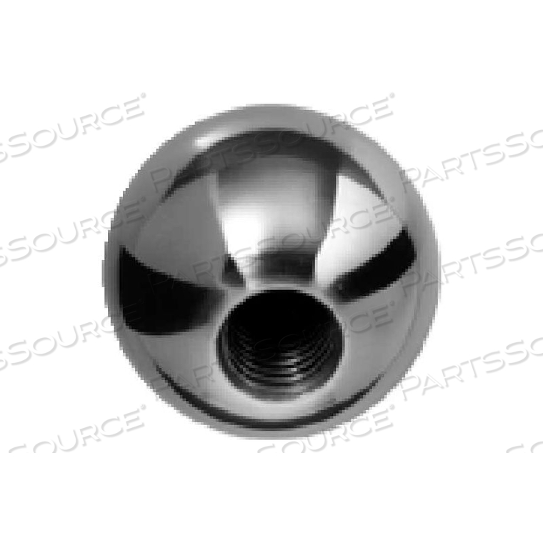 BK BRASS BALL KNOBS TAPPED 25.4MM DIAMETER MM LENGTH 3/8-16