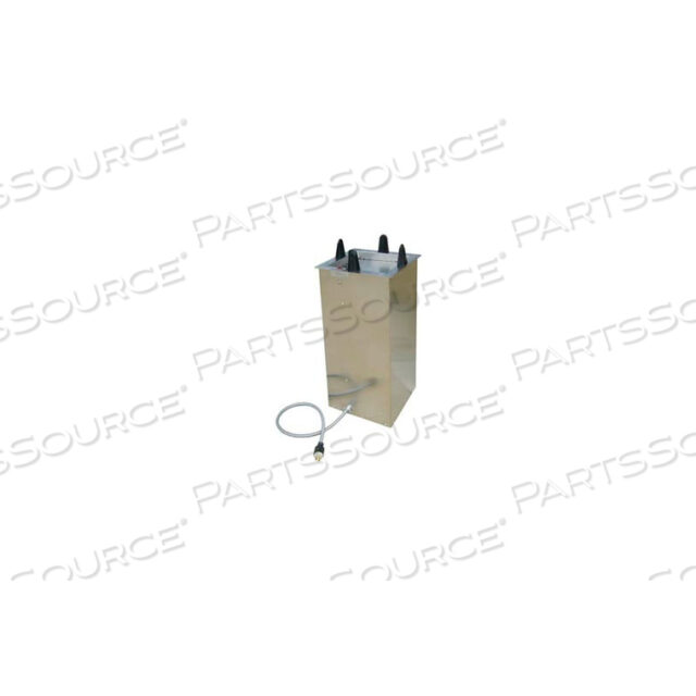 SQUARE HEATED DROP-IN PLATE DISPENSER - 10-1/2 TO 11-1/4 PLATES