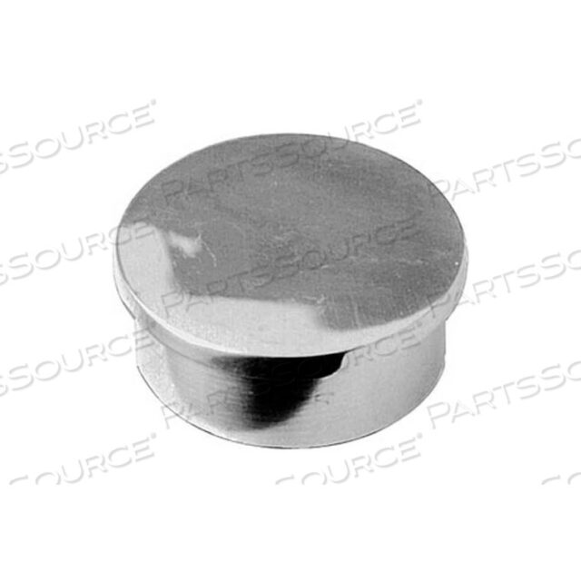 OEM#: 40-600/2END CAP, FLUSH, FOR 2 TUBING, POLISHED STAINLESS STEEL by Lavi