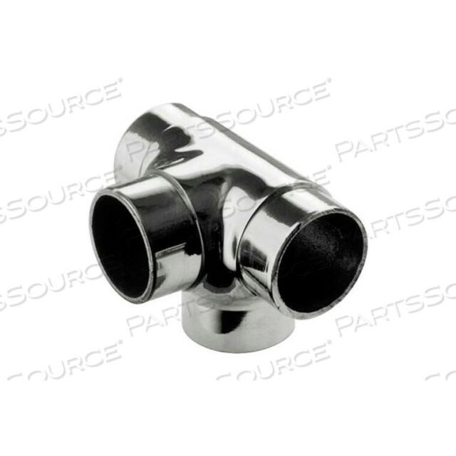 OEM#: 40-735/1HFLUSH TEE FITTING, SIDE OUTLET, FOR 1.5 TUBING, POLISHED STAINLESS STEEL by Lavi