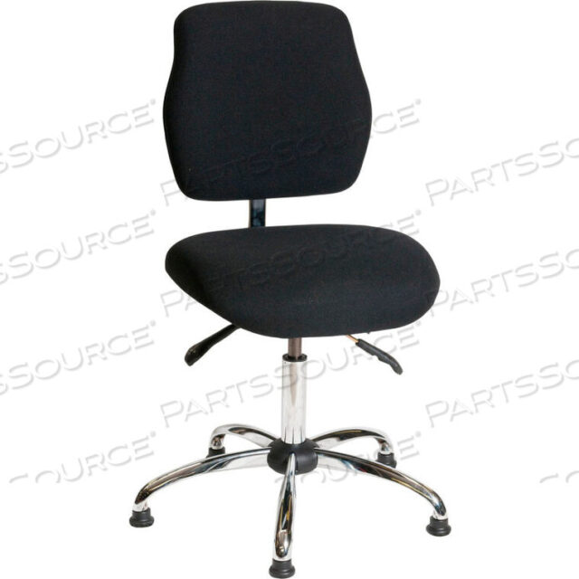 OEM#: 1010444SHOPSOL ESD OFFICE CHAIR - LOW HEIGHT - ECONOMY FABRIC - BLACK by LDS Industries LLC