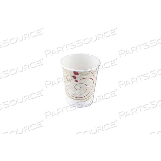SOLO PAPER HOT CUPS, POLYLINED, 10 OZ., SYMPHONY DESIGN, 1000 CT