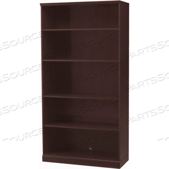 SORRENTO SERIES 5-SHELF BOOKCASE ESPRESSO