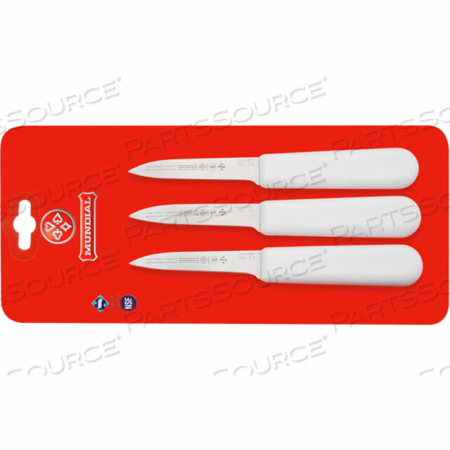 PARING KNIFE, 3 PACK, 3-1/4