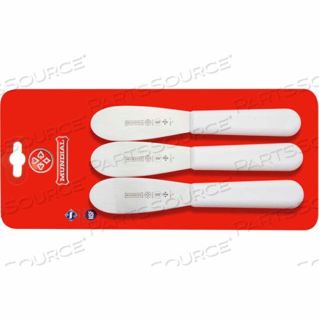 SANDWICH SPREADER3 PACK, WHITE, 3-1/2