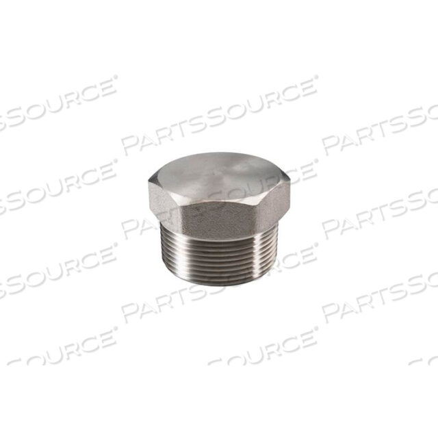SS 316 BARSTOCK HEX COUNTERSUNK PLUG 1/4 NPT MALE