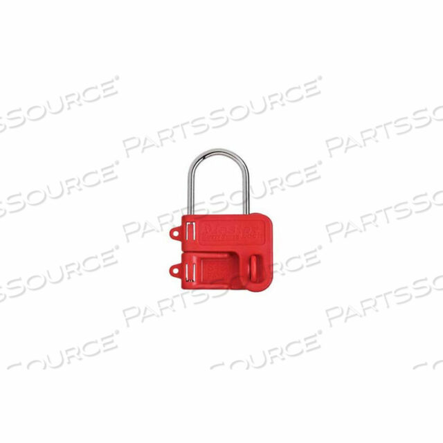 SAFETY HASP, STEEL, FITS 2 PADLOCKS, 1 JAW DIA. X 2-1/4W X 3L