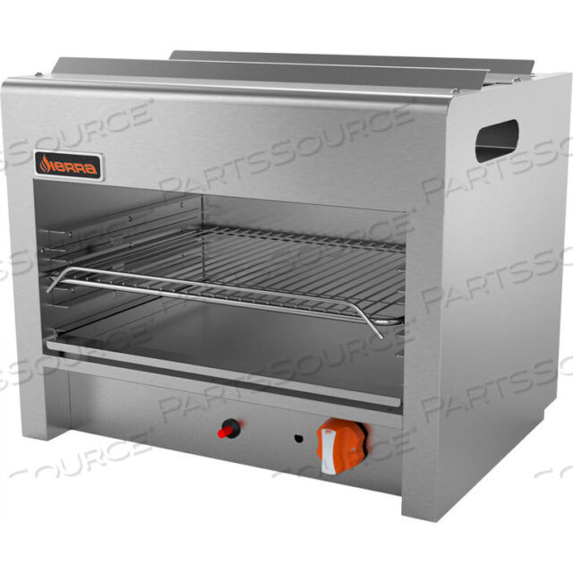 SIERRA RANGE - CHEESEMELTER, 36W, 1 CERAMIC INFRARED TILE BURNER, 20,000 BTU, S/S