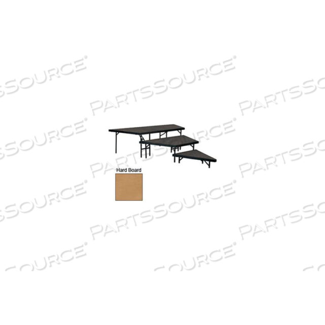 STAGE PIE SET WITH HARDBOARD FOR 48W STAGE UNITS - 8H, 16H & 24H