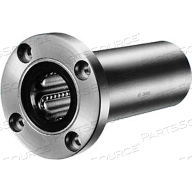 1/4 ID ROUND FLANGE DOUBLE-WIDE TYPE LINEAR BEARING W/SEALS, STEEL