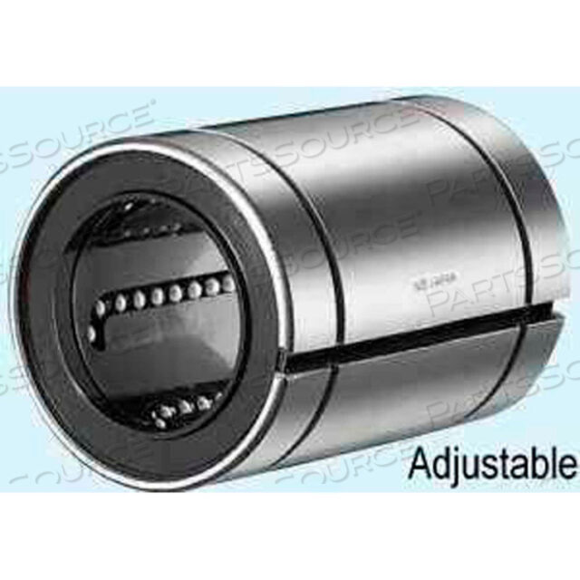 1/2 ID CLEARANCE ADJUSTABLE TYPE LINEAR BEARING W/RESIN RETAINER, STAINLESS STEEL