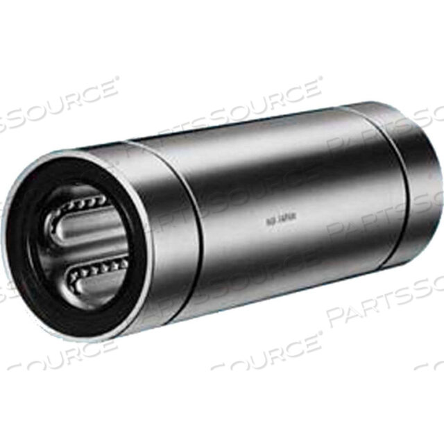 DBLE WIDE CLOSED LINEAR BEARING W/RESIN RETAINER & SEALS, 1/2ID, SS