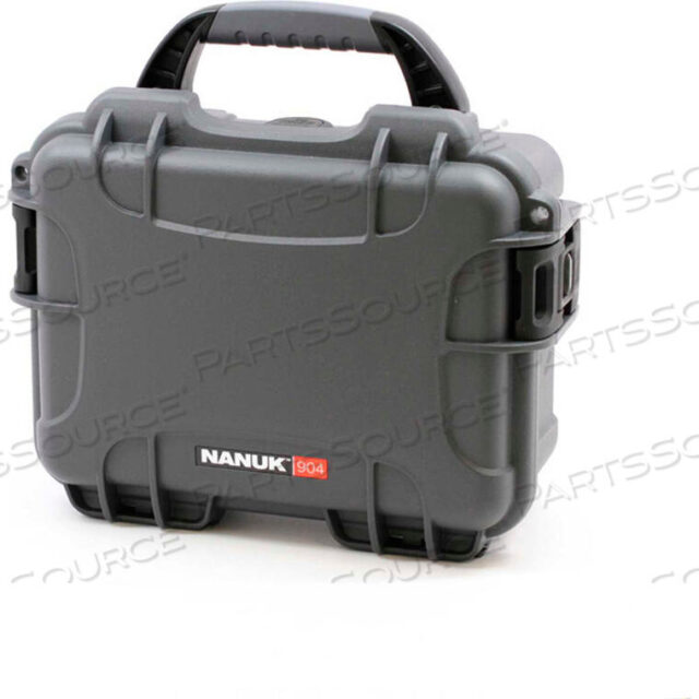 OEM#: 904-0007NANUK 904 CASE, 10.2L X 7.9W X 4.5H, GRAPHITE by Plasticase Inc.
