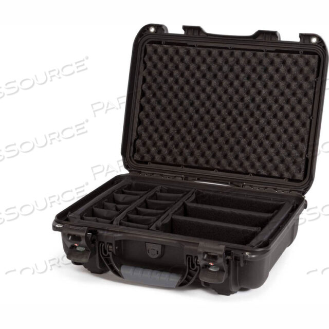 OEM#: 923-2001NANUK 923 SERIES AIRTIGHT WATERTIGHT CASE W/DIVIDERS - 18-5/8L X 14-3/8W X 6-5/16H BLACK by Plasticase Inc.