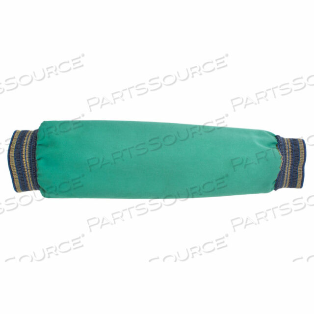 FLAME RESISTANT SATEEN WELDING SLEEVES, GREEN