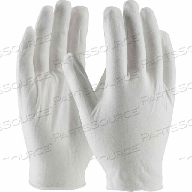 OEM#: 97-500JCLEANTEAM JUMBO PREM LT WEIGHT INSPECT GLOVES COTTON LISLE UNHEMMED MENS by Protective Industrial Products