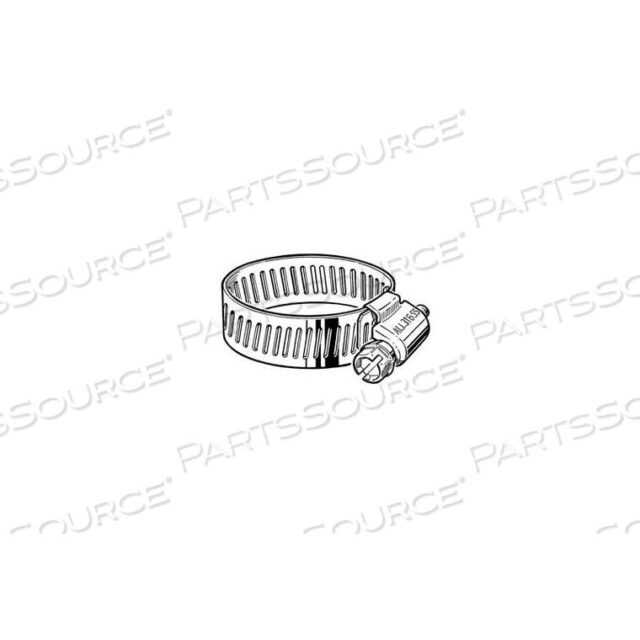OEM#: 47853B10HSPX 316 STAINLESS STEEL WORM GEAR HOSE CLAMP, 9/16 - 1-1/16 CLAMPING DIA. 10-PACK by Precision Brand
