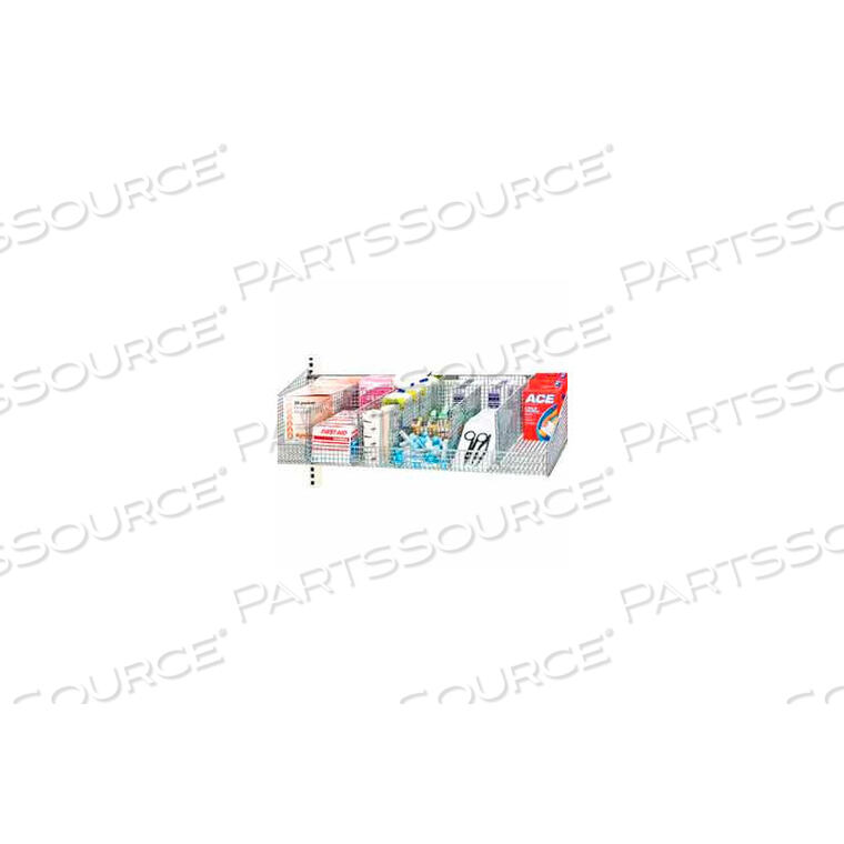 OEM#: 4X3HBDPARTITION WALL SYSTEM 3WX4-1/2H HANGING BASKET DIVIDER by Quantum Storage Systems