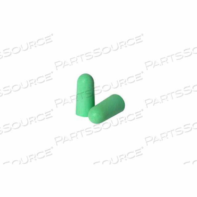 OEM#: FP90RADIANS DEFLECTOR DISPOSABLE FOAM EARPLUGS, 33DB, UNCORDED, LIGHT GREEN by Radians