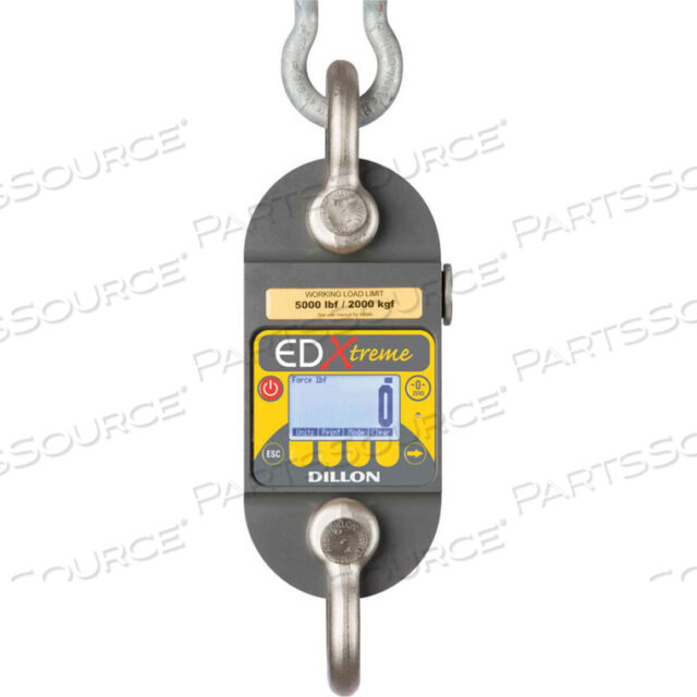 OEM#: AWT05-506304EDXâ”5T - EDXTREME DYNAMOMETER WITH RADIO COMPATIBILITY, 10,000 LB X 10/2 LB by Dillon Equipment Company