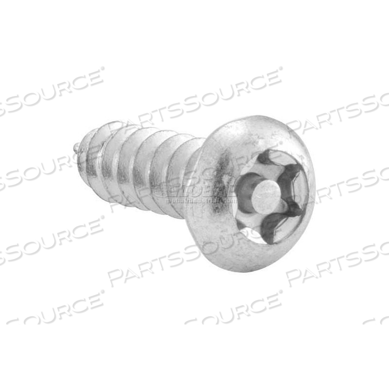 T-27 PAN HEAD SCREW W/PIN, #12 X 7/16, STAINLESS STEEL, BLUNT TIP