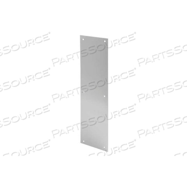 PUSH PLATE, 4 X 16, BRUSHED SATIN NICKEL