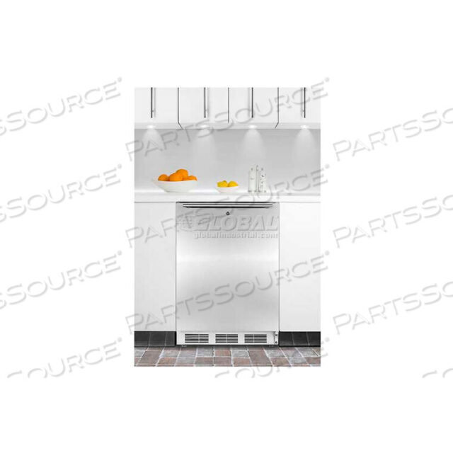 OEM#: FF7LWBISSHHADA32H ADA COMP BUILT-IN UNDERCOUNTER REFRIGERATOR, LOCK, S/S DOOR by Summit Appliance (Div. of Felix Storch, Inc.)