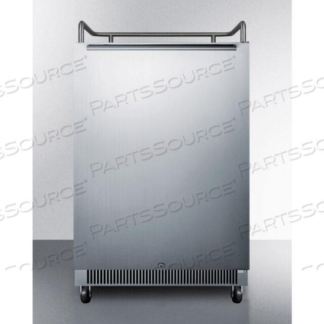 UNDERCOUNTER BEER DISPENSER, BUILT-IN USE, NO-FROST, S/S, DIGITAL THERMOSTAT