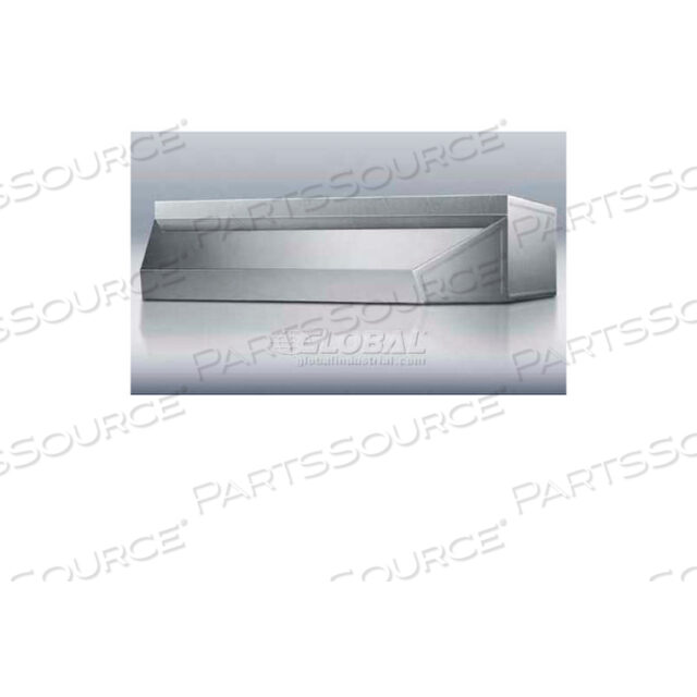 24W SHELL HOOD, STAINLESS STEEL