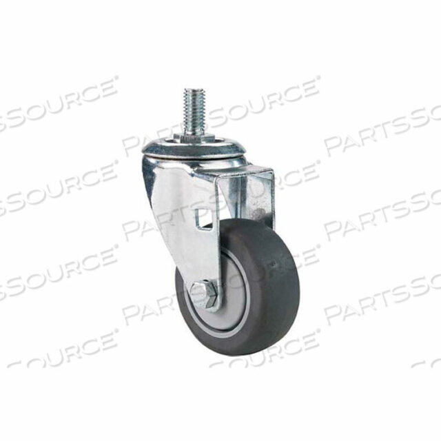 OEM#: S11-03-5-TPRLIGHT/MEDIUM-DUTY STEM SWIVEL CASTER - THERMOPLASTIC RUBBER 5 DIA. - 300 LB. by Fairbanks Scale