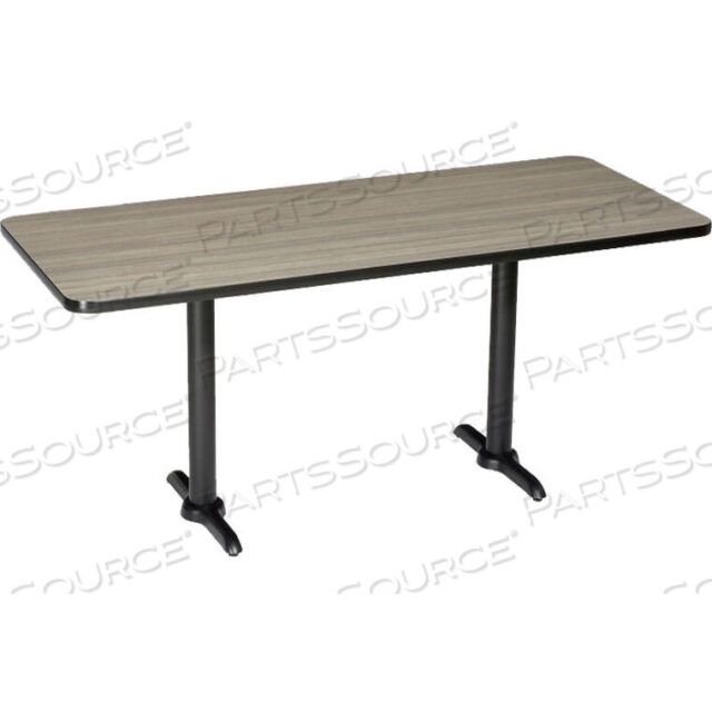 OEM#: 695799CLINTERION RESTAURANT & LUNCHROOM COUNTER HEIGHT TABLE, 60LX30WX36H, CHARCOAL by National Public Seating