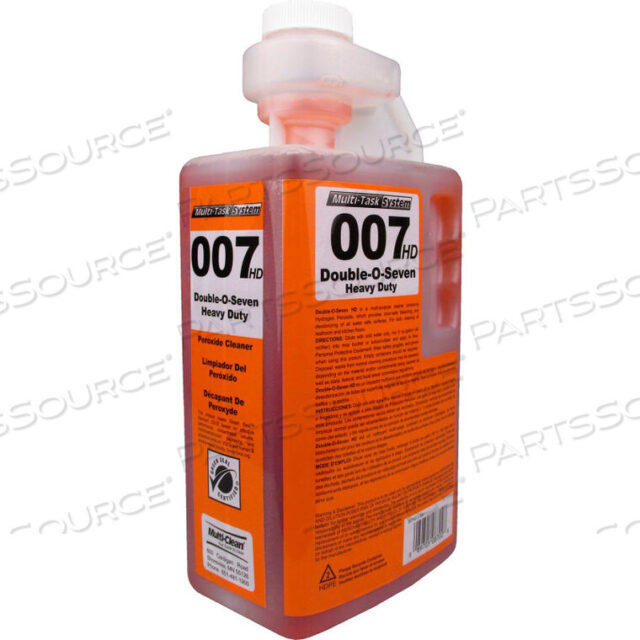 OEM#: 908702MULTI-CLEAN DOUBLE-O-SEVEN PEROXIDE FORTIFIED CLEANER, ORANGE CITRUS, 2L BOTTLE, 4/CS by Minuteman International Inc.