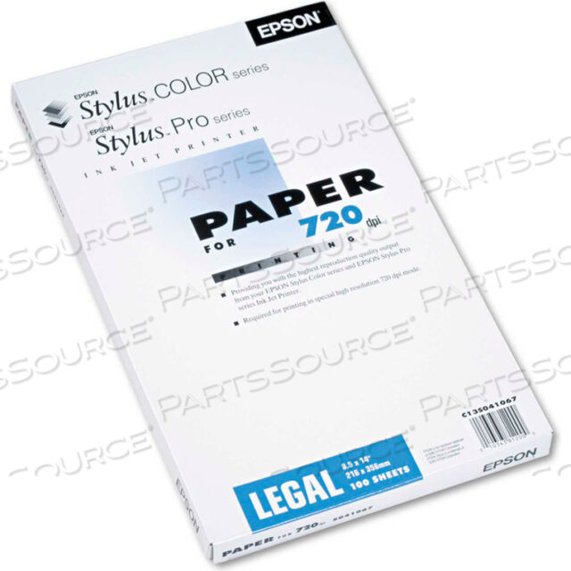 MATTE PRESENTATION PAPER, BRIGHT WHITE, 8-1/2 X 14, 100 SHEETS/PACK