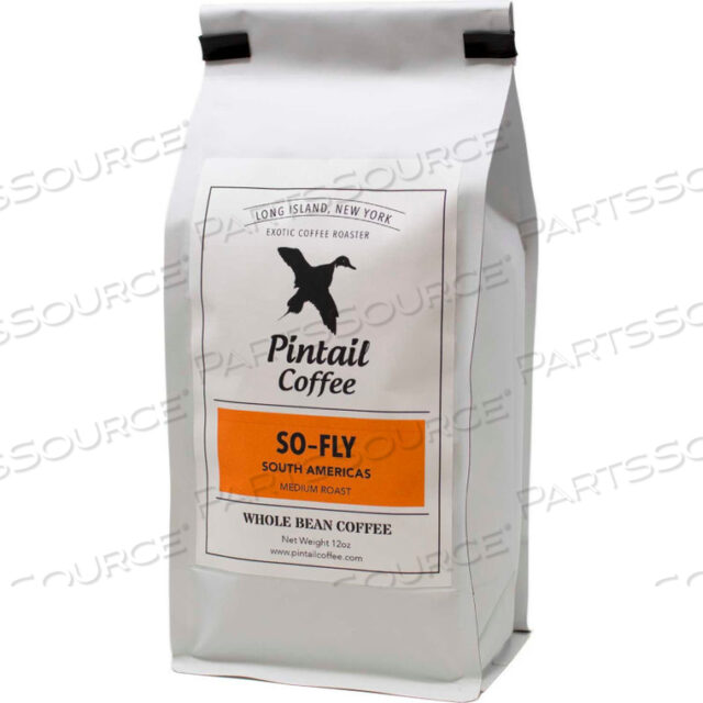 SO-FLY BRAZILIAN/COLOMBIAN COFFEE BLEND, MEDIUM ROAST, 12 OZ.