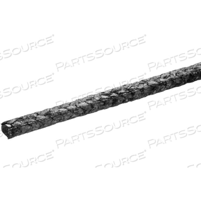 CARBON FIBER COMPRESSION PACKING-3/8W X 3/8H X 5 FT.