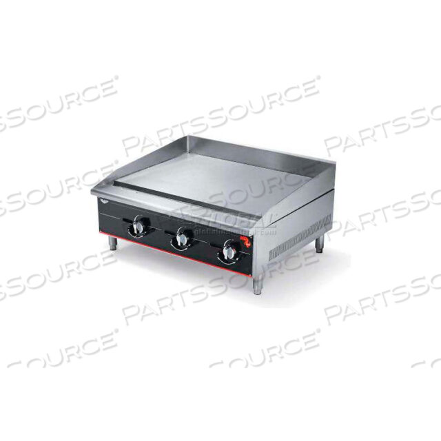 OEM#: 948GGMCAYENNE 48 HEAVY DUTY GAS GRIDDLE, 4 BURNERS, 120000 BTU by Vollrath