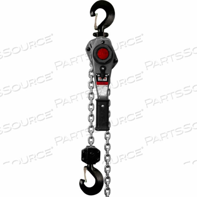 JLH SERIES LEVER HOIST W/ OVERLOAD PROTECTION & SHIPYARD HOOKS 1-1/2 TON, 15 FT. LIFT