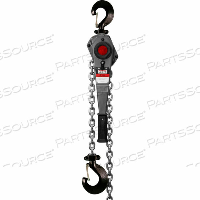 JLH SERIES LEVER HOIST W/ OVERLOAD PROTECTION & SHIPYARD HOOKS 3 TON, 15 FT. LIFT