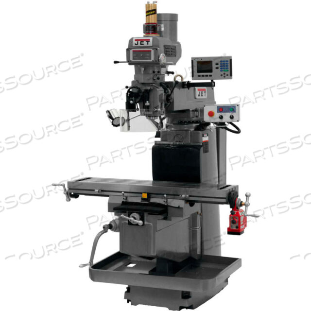 JET JTM-1254VS WITH ACU-RITE 203 DRO, X POWERFEED & AIR POWER DRAWBAR