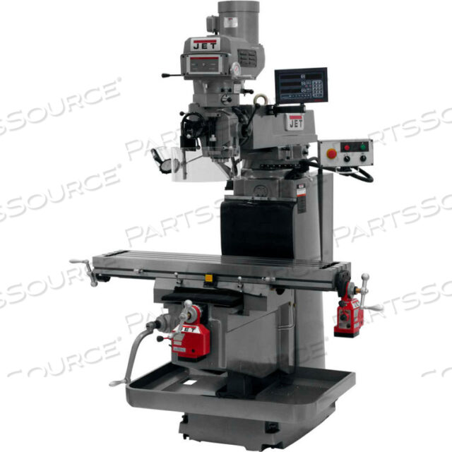 JET JTM-1254VS WITH NEWALL DP700 3X (Q) DRO, X & Y POWERFEEDS