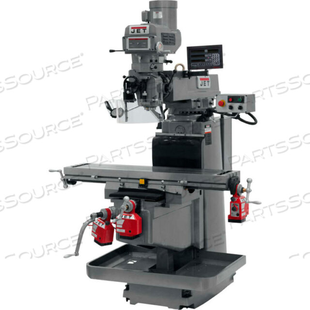 JET JTM-1254VS WITH NEWALL DP700 3X (Q) DRO, X,Y&Z POWERFEEDS